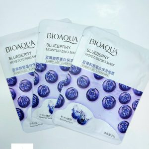 شیت ماسک بلوبری ضد پیری بایوآکوا blueberry bioaqua sheet mask